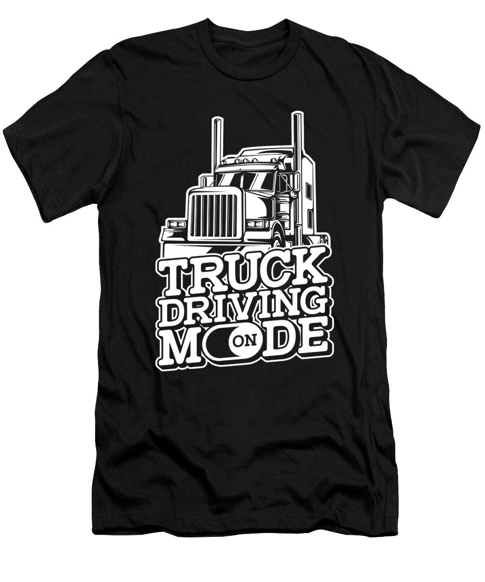 27 Truck Driver Trucking Trucker Crazy Squirrel T-Shirt