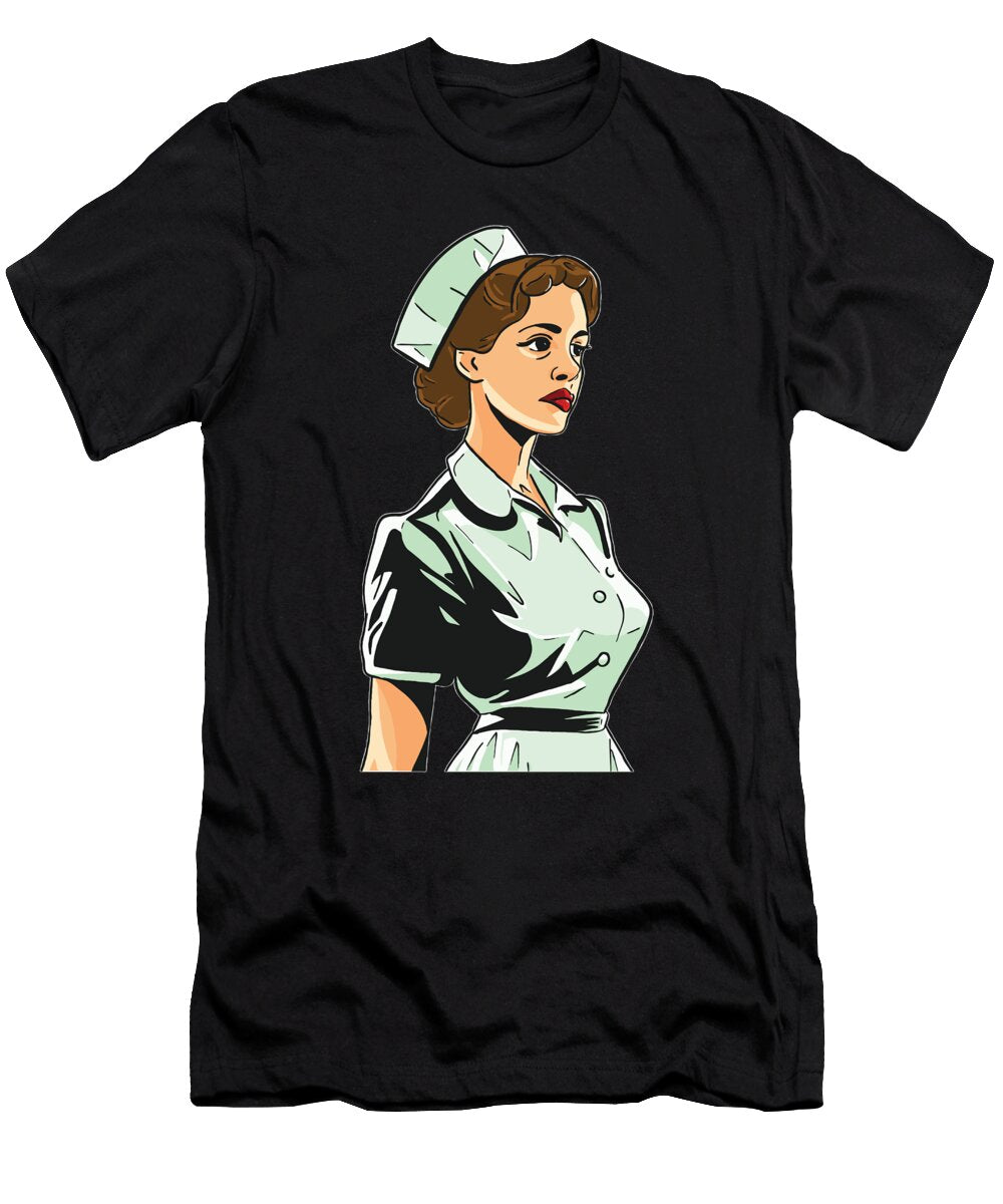 28 Nursing Caretaker Hospital Psych Nurse Crazy Squirrel T-Shirt