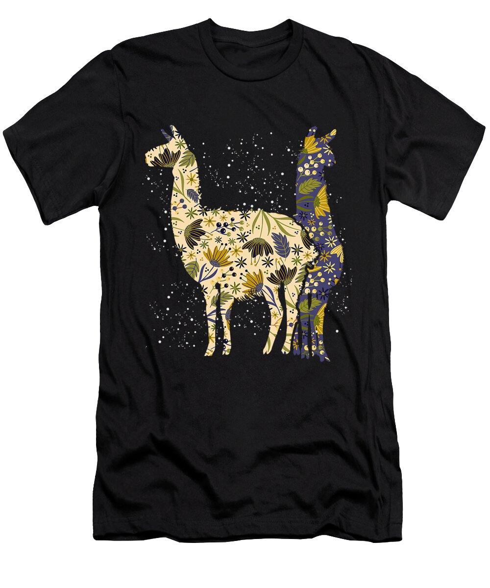 29 Llama Alpaca Alpacas Camelid Camel Cute Funny Llama Art Drama Animal Lover No Prob Grover Mcclure T-Shirt