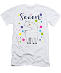 3 7 Years Birthday Gift Kids Llama Alpaca John Romeo T-Shirt