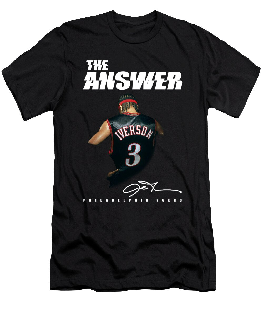 3 Allen Iverson Philadelphia 76ers the Answer Signature Th T-Shirt