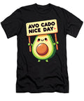 3 Avo Nice Day I Funny Vegan Cartoon Avocado Maximus Designs T-Shirt