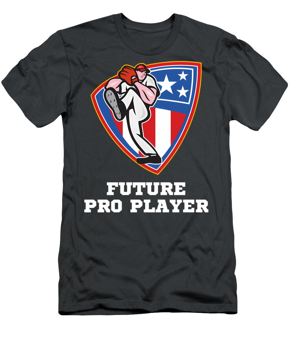 3 Baseball Pro Player Gift Quang Vu T-Shirt