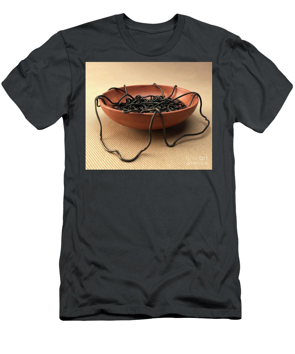 3 Black Ink Noodles Allan Swart T-Shirt