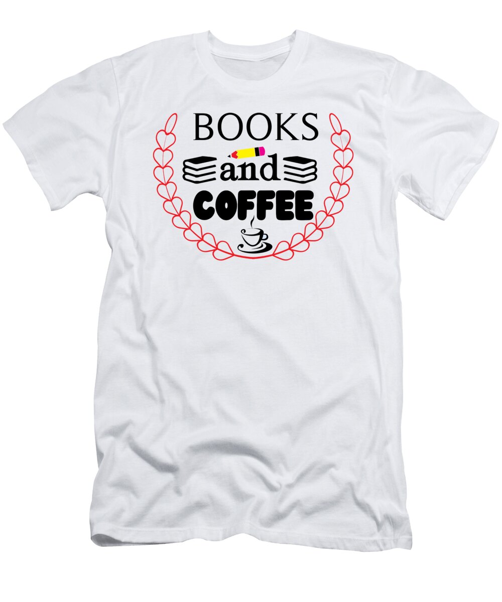 3 Books and Coffee Th T-Shirt