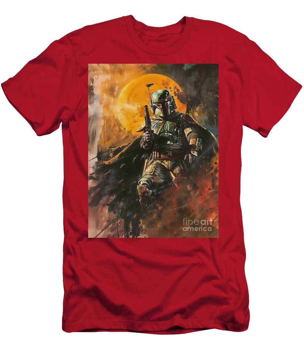 3 Bounty Hunter Pixel Chimp T-Shirt