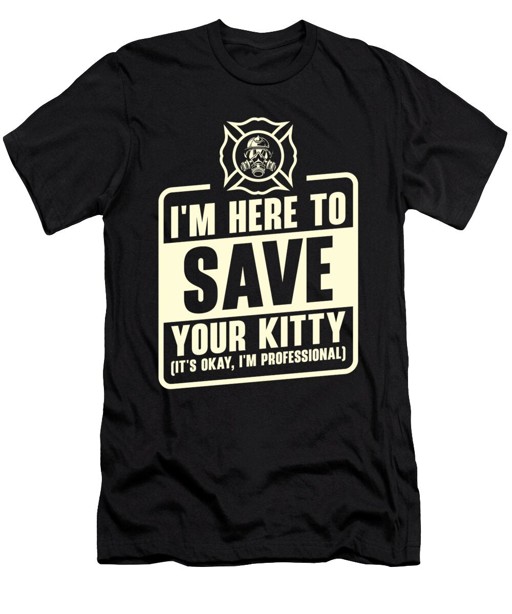 3 Cat Firefighting Professional Rescue Toms Store T-Shirt