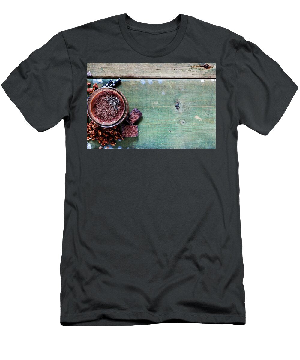 3 Chocolate Banana Smoothie Yuliya Gontar T-Shirt