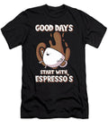 3 Coffee Espresso Beans Barista Espresso Crazy Squirrel T-Shirt