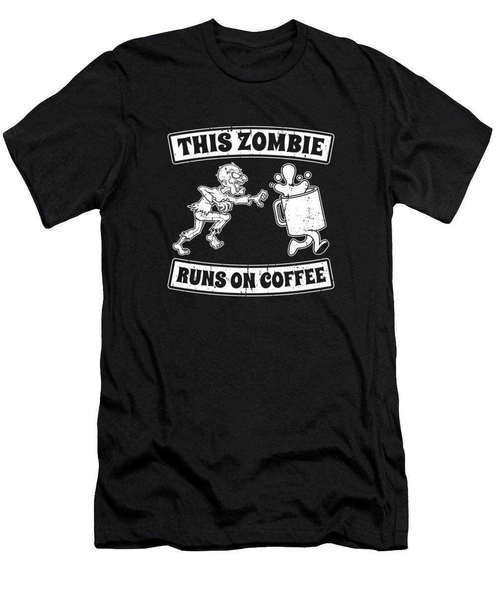3 Coffee Halloween Crazy Squirrel T-Shirt