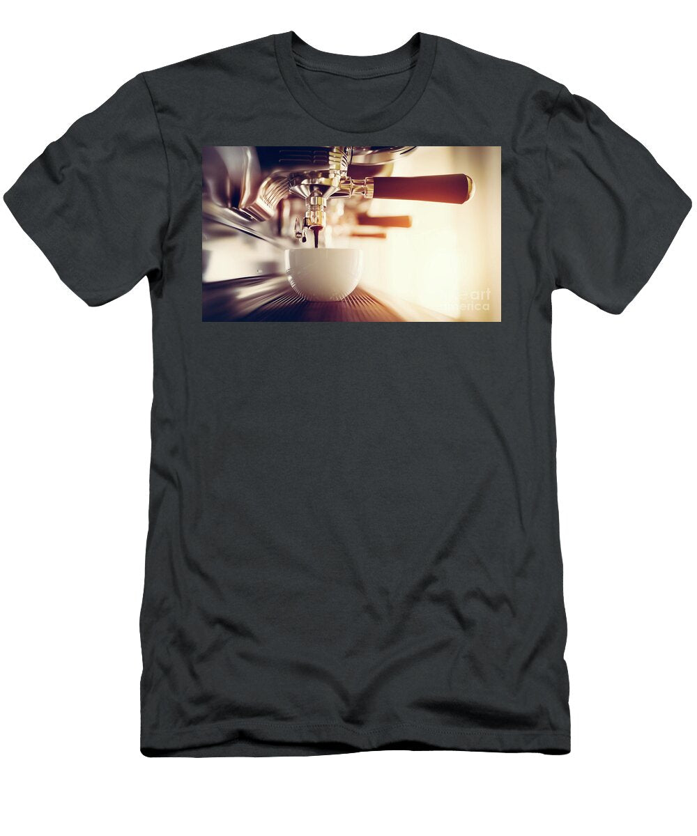 3 Coffee Machine in Restaurant Michal Bednarek T-Shirt