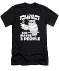 3 Coffee Owl Crazy Squirrel T-Shirt