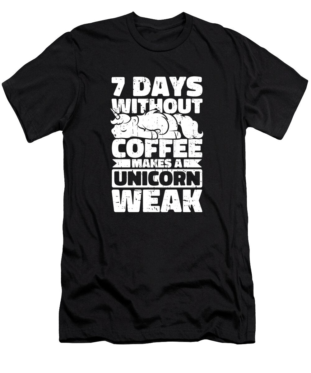 3 Coffee Unicorn Crazy Squirrel T-Shirt