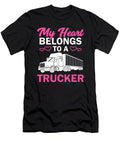 3 Cool Truckers Wife Gift for Women Funny Truck Driver Girl Julien T-Shirt