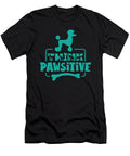 3 Dog Lover Think Pawsitive Poodle Dog Toms Store T-Shirt