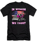 3 Female Truck Driver Trucker Trucking Female Truck Driver Crazy Squirrel T-Shirt