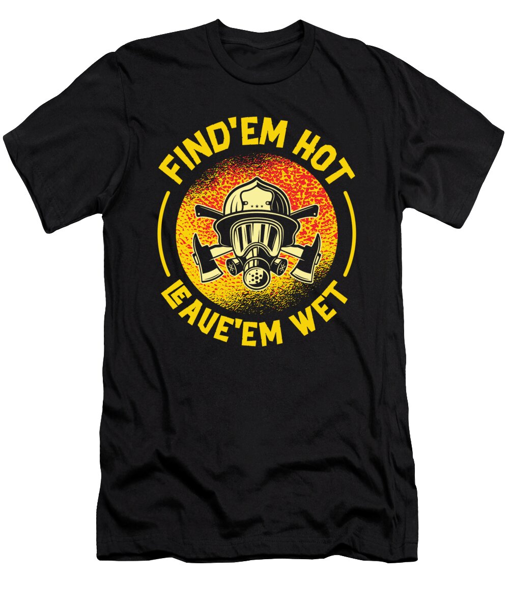 3 Firefighter Rescuer Helmet Firefighting Toms Store T-Shirt