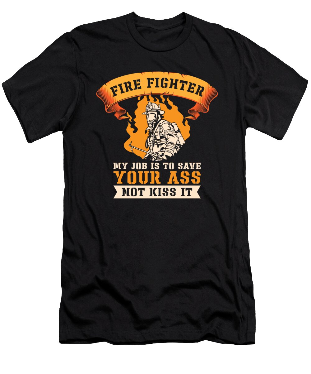 3 Fireman Saving People Firefighter Danger Toms Store T-Shirt
