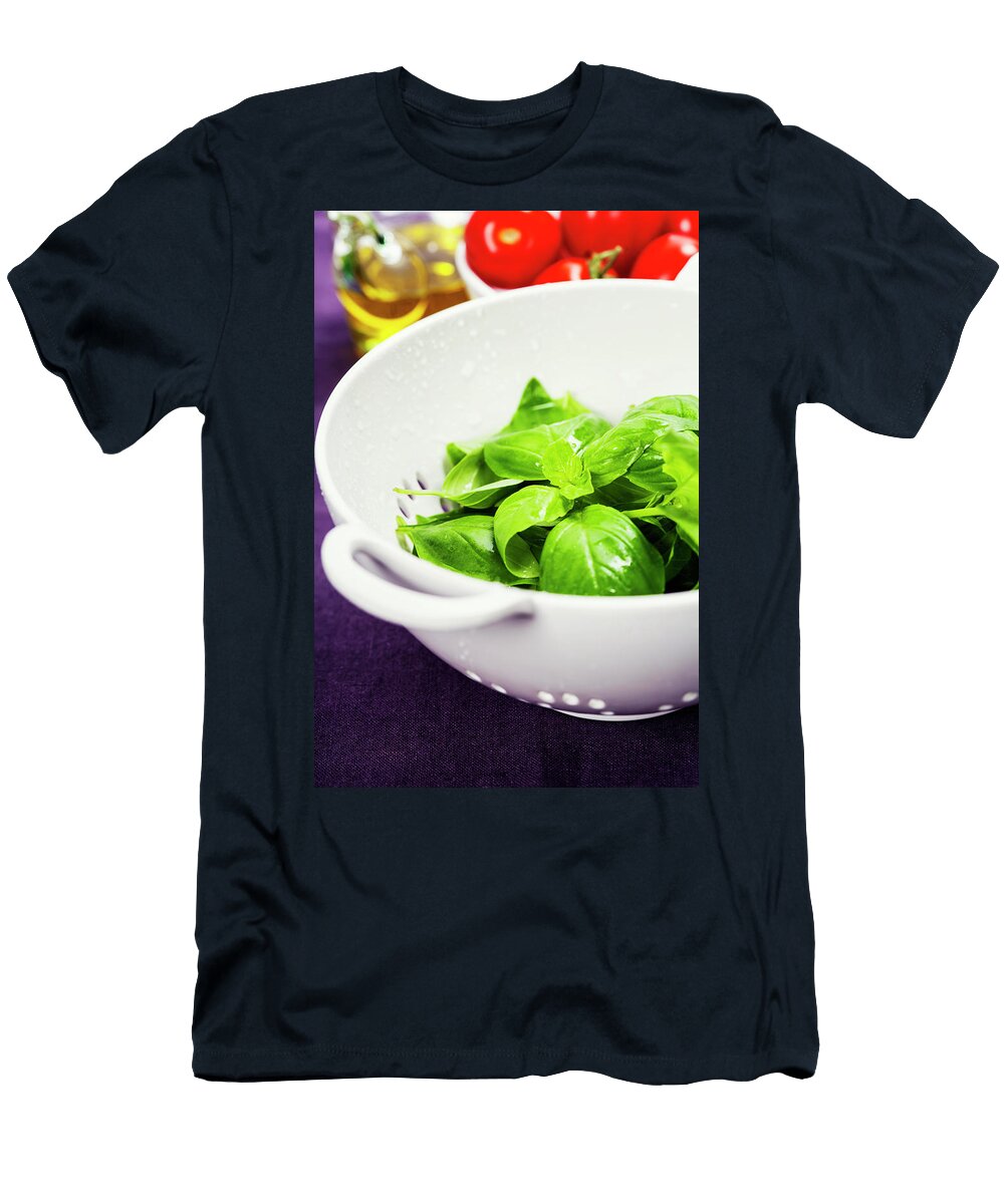 3 Fresh Basil and Ingredients Natalia Klenova T-Shirt