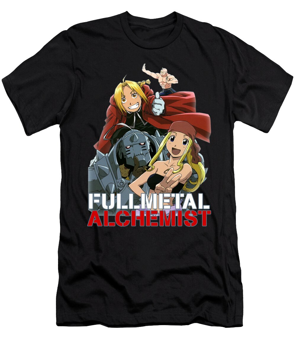 3 Fullmetal Alchemist Anime Manga Comic Japan Hime Soh T-Shirt