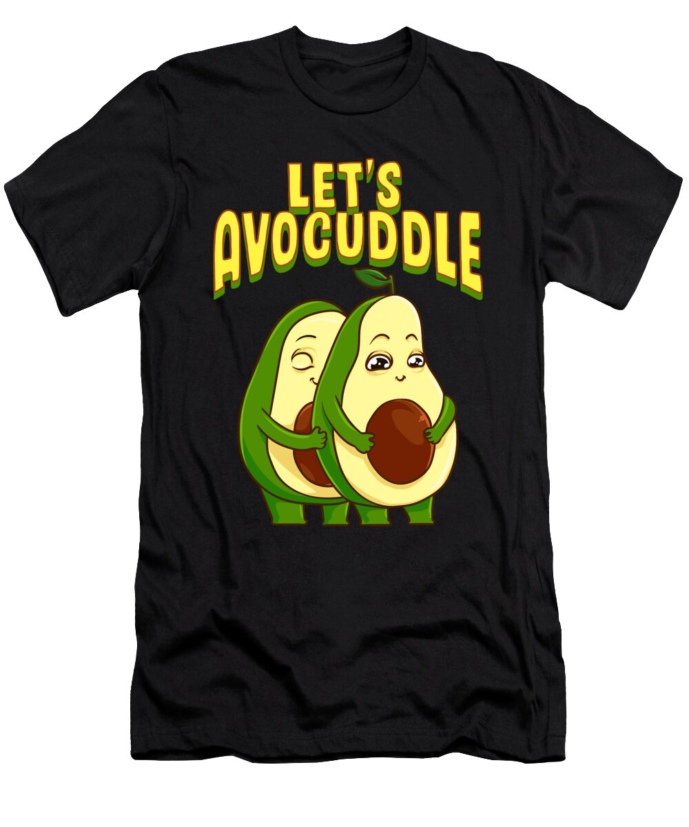 3 Funny Lets Avocuddle Cute Avocado Cuddling Pun the Perfect Presents T-Shirt