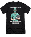 3 Funny Nursing Hospital Caretaker Emergency Nurse Crazy Squirrel T-Shirt