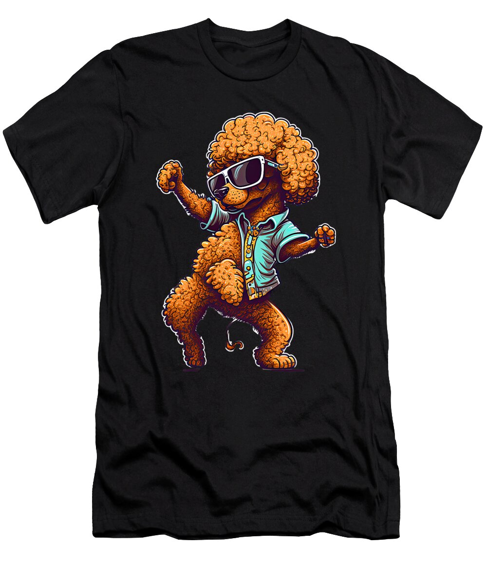 3 Funny Poodle Dog Miniature Poodle Toy Poodle Sophie Eleanor T-Shirt