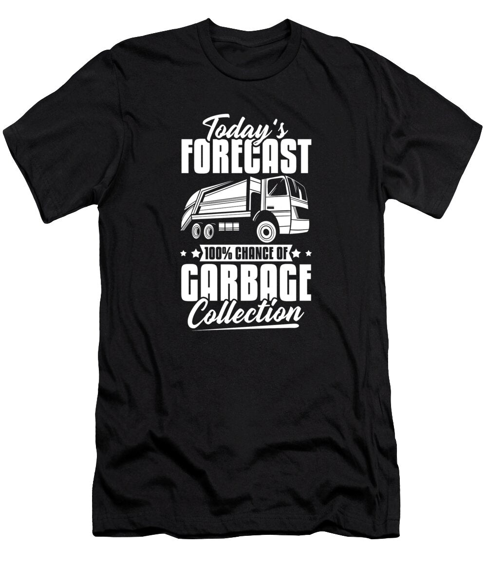 3 Funny Truck Driver Trucker Trucking Rig Garbage Truck Crazy Squirrel T-Shirt