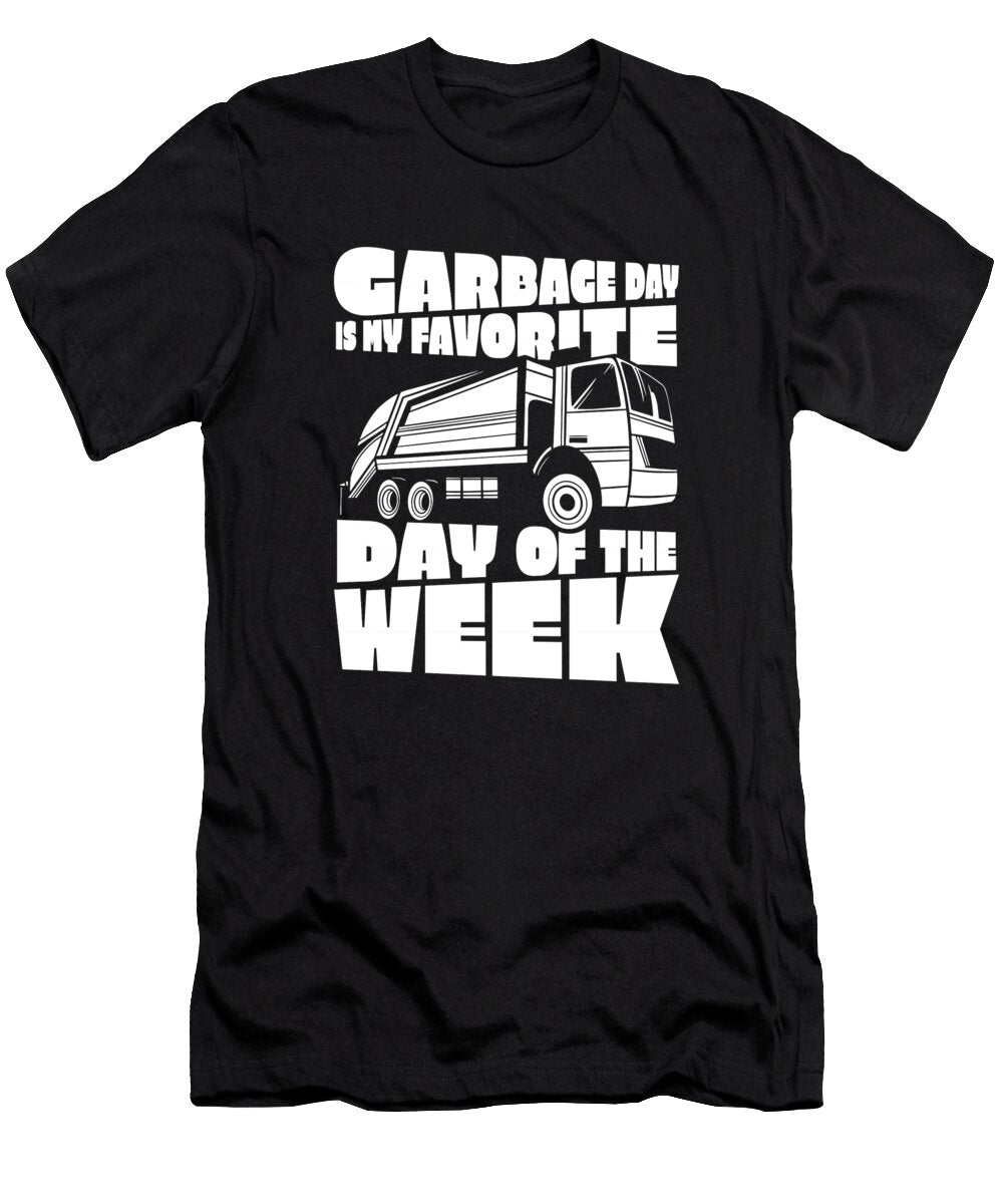 3 Funny Truck Driver Trucking Trucker Rig Garbage Truck Crazy Squirrel T-Shirt