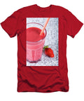 3 Glass with Strawberry Cocktail on Granite Board B D S T-Shirt