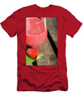 3 Glass with Strawberry Cocktail on Wooden Plank B D S T-Shirt