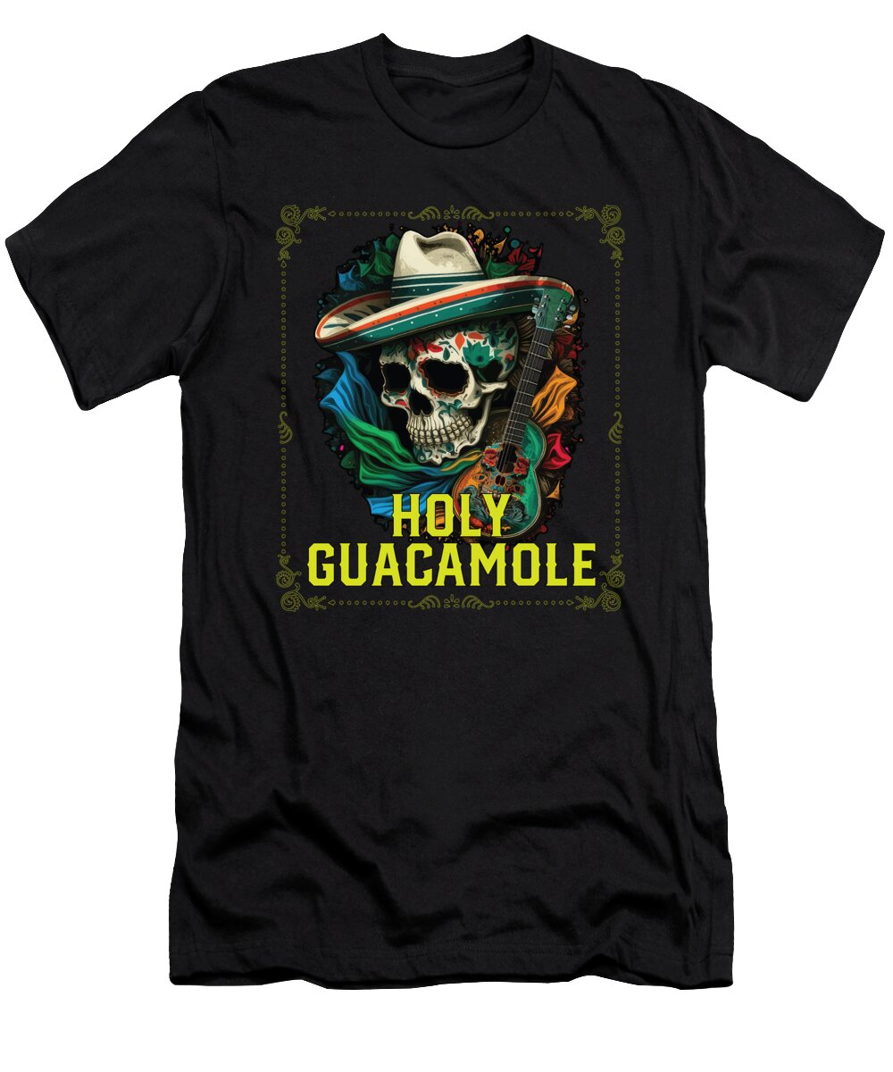 3 Holy Guacamole Lover Avocado Vegetarian Guac Dip Maximus Designs T-Shirt