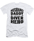 3 Husband Daddy Diver Hero Steven Zimmer T-Shirt