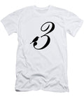 3 in Black Bird and Script Custom Home Fashions T-Shirt