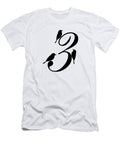 3 in Black Birds and Script Custom Home Fashions T-Shirt