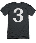 3 in Light Gray Typewriter Style Custom Home Fashions T-Shirt
