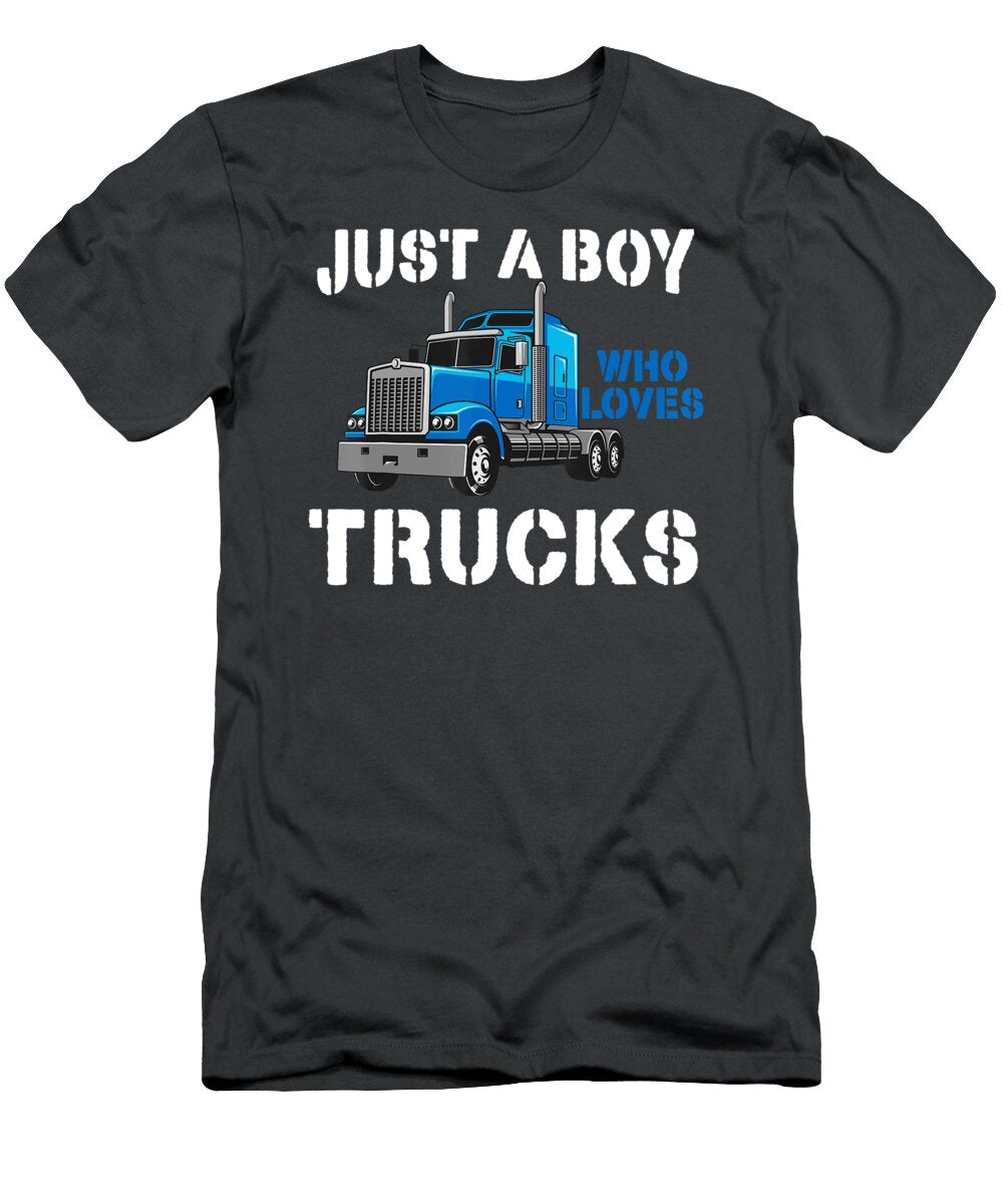 3 Just a Boy Who Loves Trucks Anh Nguyen T-Shirt
