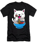 3 Kawaii Cat Ramen Bowl Funny Anime Noodles Kitty the Perfect Presents T-Shirt