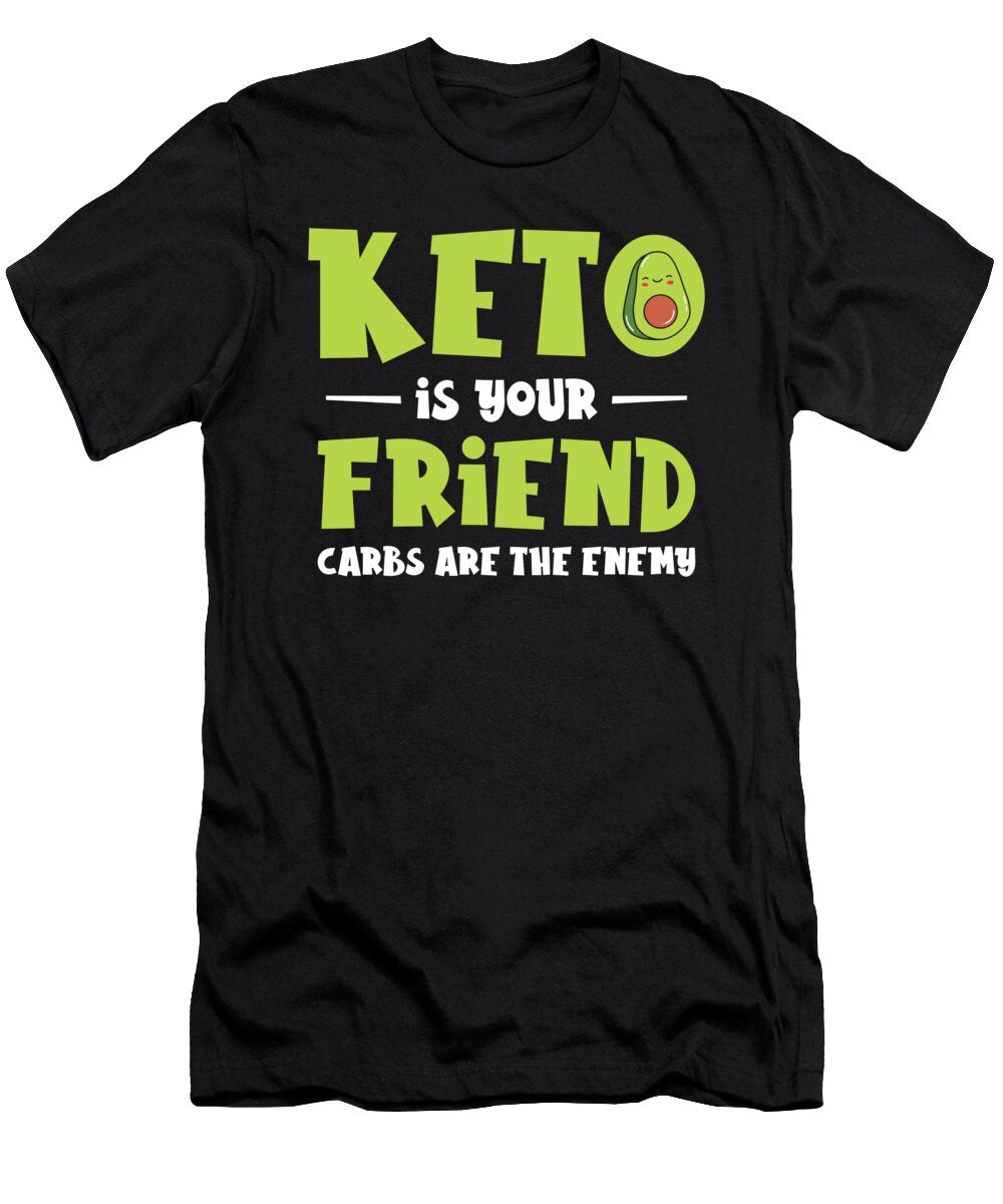 3 Keto Diet Nutritionist Avocado Fruit Dietitian Food Toms Store T-Shirt