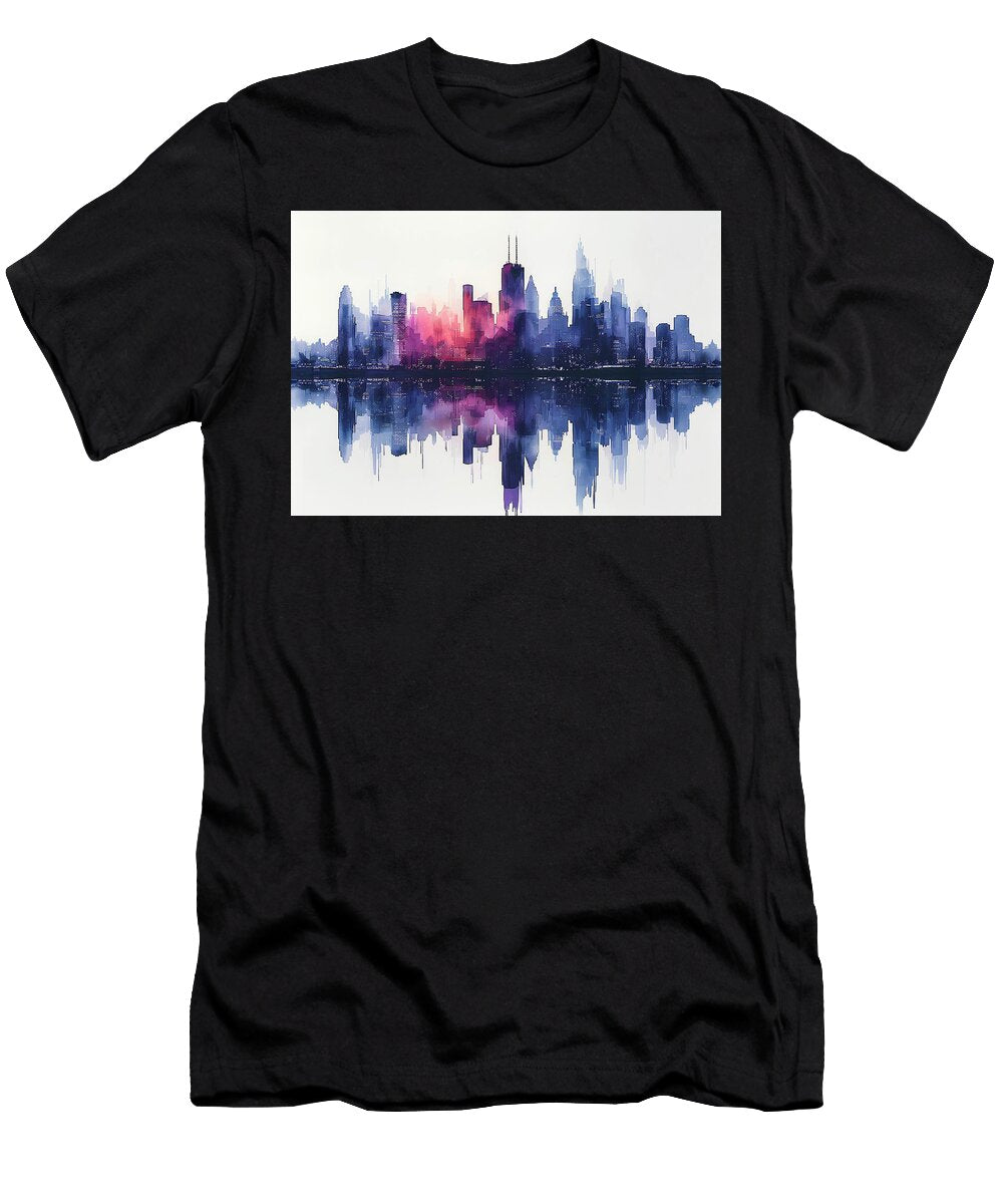 3 Little Caesars Arena Detroit Detroit Red Wings Arena NHL Detroit Cityscape Cityscape Giunia Sigworth T-Shirt
