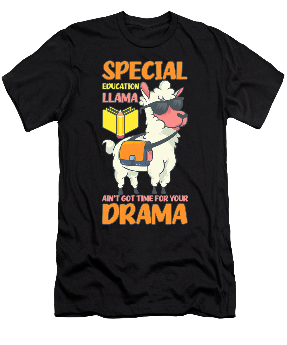 3 Llama Alpaca Alpacas Camelid Camel Cute Llama Funny Llama Llama Art Llama Drama Animal Llama Lover No Prob Llama Grover Mcclure T-Shirt