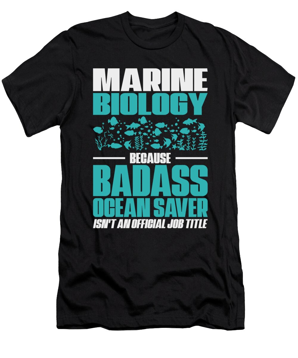 3 Marine Biologist Ocean Animals Marine Life Toms Store T-Shirt