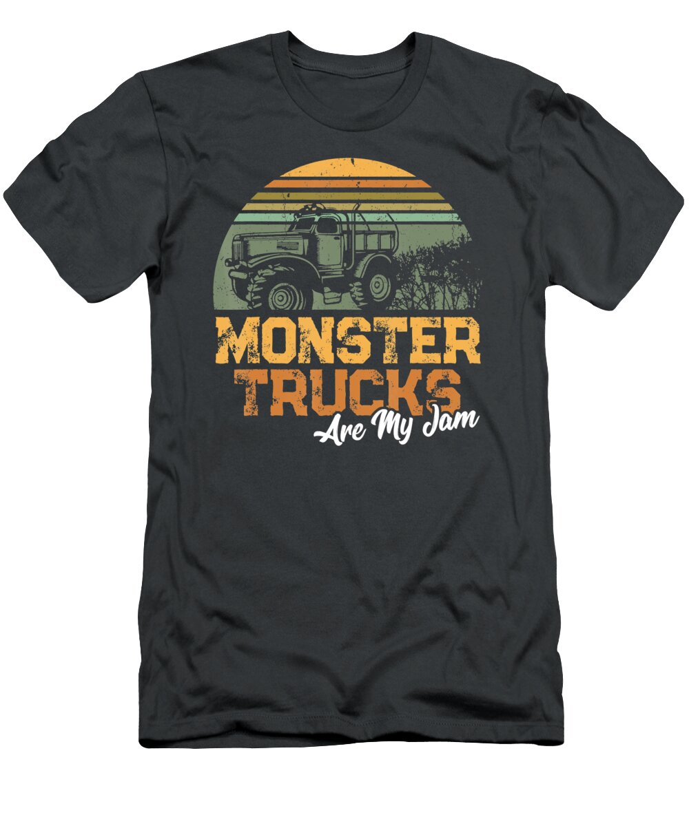 3 Monster Trucks Are My Jam Anh Nguyen T-Shirt