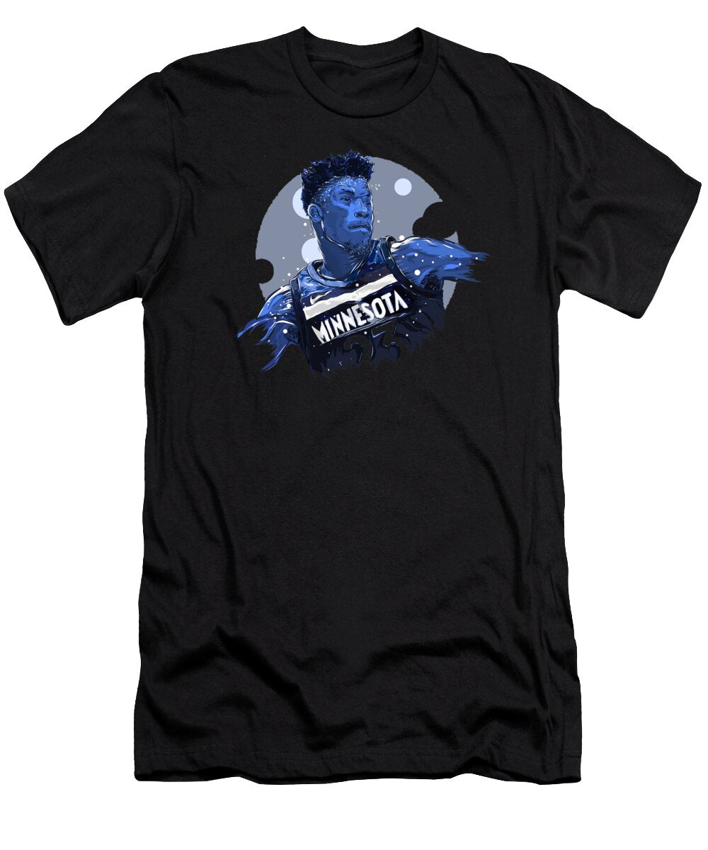 3 NBA Minnesota Timberwolves Hikal Jakia T-Shirt