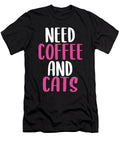 3 Need Coffee and Cats Manuel Schmucker T-Shirt