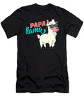 3 Papa Llama Alpaca Animal Lover Fathers Day Gift Haselshirt T-Shirt