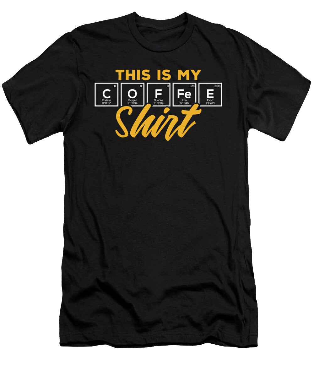 3 Periodic Table of Coffee Caffein Espresso Gift Teequeen2603 T-Shirt