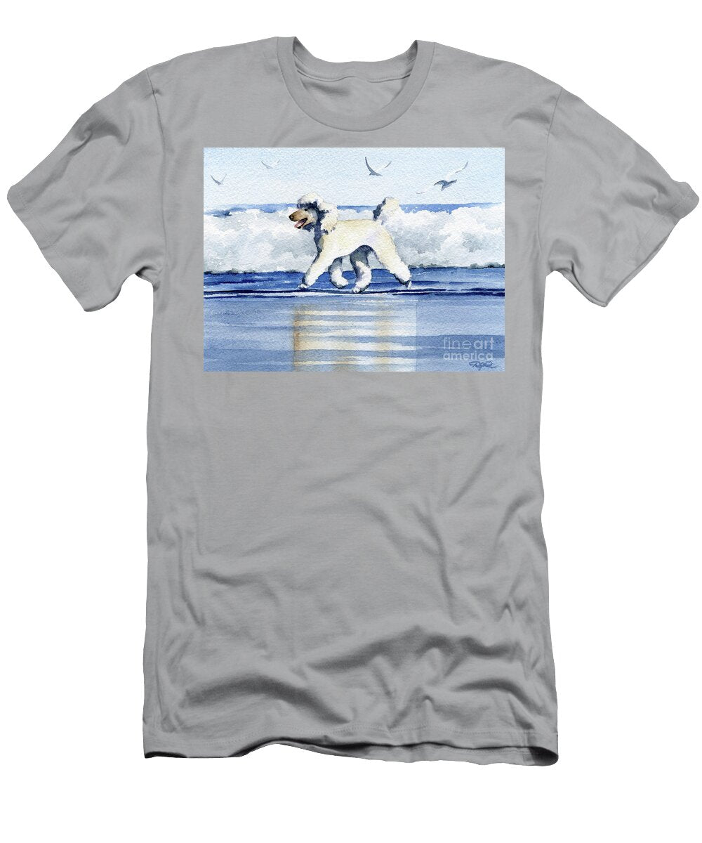 3 Poodle At the Beach David Rogers T-Shirt