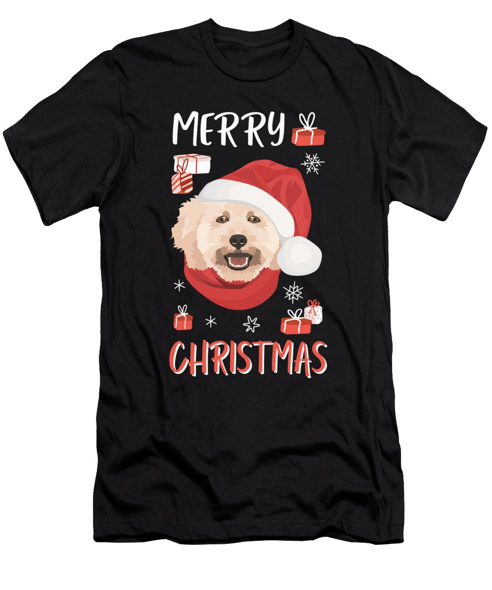 3 Poodle Christmas Greenoptix T-Shirt