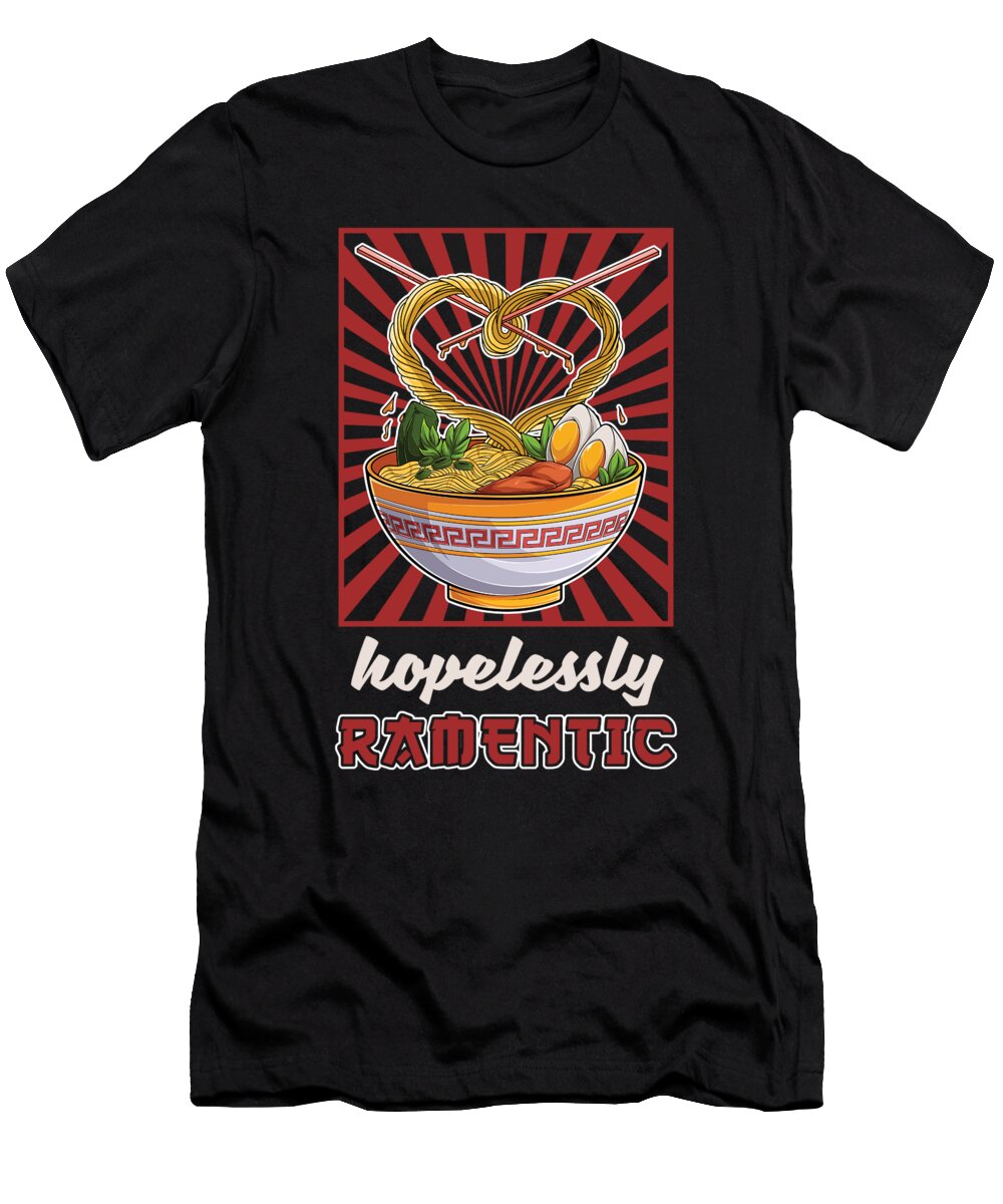 3 Ramen Japanese Noodles Crazy Squirrel T-Shirt